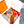 Square scarf 135 CM Yellow Orange Colorful Cashmere And Silk