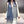 Scarf 180 CM Blue Grey Cashmere