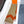 Scarf 190 CM Orange Mix Light Brown Wool Soft