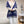 Loewe Scarf 180CM Blue Cashmere 962788