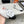 mule sandal flower wedge heel white black calfskin