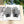 GLOVES IN DOVE GRAY WOOL WITH BLACK LOGO 425404