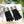 GLOVES IN BLACK MIX WHITE WOOL KNIT 462431