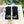 GLOVES IN BLACK WOOL WITH YELLOW LOGO 465778