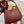 JACKIE LARGE SHOULDER BAG 40 IN BURGUNDY RED CALFSKIN GOLD HARDWARE