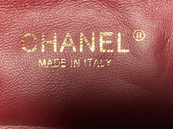 CC 2026 Pouch With Leather Strap 25cm Calfskin