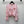 CC 25 Knitted Three-Dimensional Flower Tie Cardigan in Pink 277588
