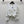 CC 25 Knitted Three-Dimensional Flower Tie Cardigan in White  277591