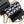 flap bag medium 25 black grey sequin silver hardware