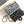 flap bag medium 25 black white sequin silver hardware