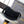 HOBO BAG 32 IN BLACK NYLON WITH GOLD METAL