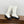 CC High Boots White Quilted Cowhide