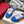 Upvillage Trainer 30mm In Dark Blue Mix Orange Laminated Calfskin With Suede 990145