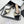 CC 25SS Slippers 5cm Light Yellow Raffia Black Patent Calfskin 338299