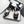 CC 25SS Sandals 5cm Three Straps Black Calfskin 338327