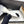 CC Logo Bow with Camellia Ballerina Flats Black White Cowhide Sheepskin 427021