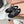 Miu Gymnasium Sneaker Black Mesh Suede 611345