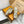 LV Footprint Sneaker Gold Metalic Leather 611172