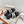 HM 26s Made Men Sandal White Black Calfskin Canvas 726898