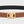 CL MEDIUM 25 MM REVERSIBLE FRAMED TRIOMPHE BELT BLACK AND BRONZE BROWN CALFSKIN GOLD HARDWARE