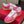 Upvillage Trainer In Dark Pink Mix Pink Suede With Laminated Calfskin 992729