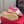 Upvillage Trainer In Dark Pink Mix Pink Suede With Laminated Calfskin 992729