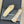 CC Classic Ballet Flats White Brown Fabric Mix Gold Lambskin 282279