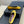 CC 26ss Ballet Flats Yellow Velvet 623154