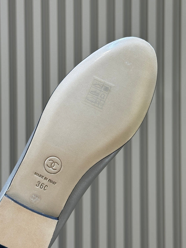 CC 26s Bow Ballet Flats Leather 150303