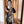TRIANGLE EDGE SCARF 190 CM IN BLACK MIX WHITE WOOL AND CASHMERE 418535