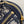 CD East-West cylindrical bag 27 blue jacquard canvas