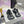 STAPLER SNEAKER IN BLACK MIX GRAY POLYURETHANE AND MESH