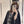 CHECK DOUBLE-SIDED CAPE 150 CM IN BLACK CASHMERE 401927