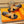 HM Men's Cross Strap Slide Orange Cowhide 544098