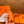 HM Men's Izmir Slide Orange Cowhide 544058