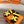 CHYPRE SANDAL BLACK MIX BRIGHT YELLOW CALFSKIN
