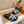 HM Men's Chypre Sandals Silver Diamond Calfskin 735677