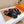HM Men's Kazimir Sandals Black Orange Calfskin 735750