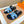 HM Men's Chypre Slide Blue Calfskin 748424