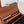 TRIOMPHE Flap Wallet Card Holder 19cm Tan Black Cafskin