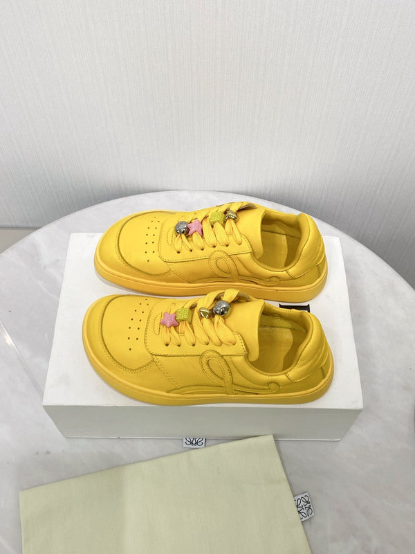 LOEW 26s Jambo Sneaker Yellow Sheepskin 675478