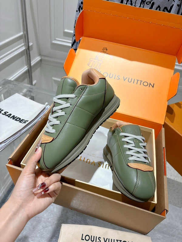 LV BUTTERSOFT Sneaker Olive Green Cowhide 476982
