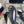 CC Slippers Black and White Foam 204131