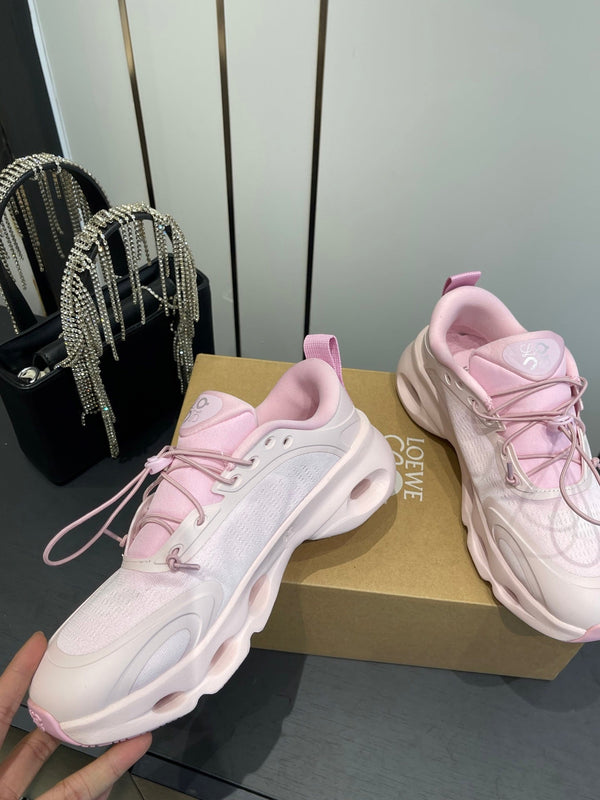 Loewe x On Cloudsolo Sneakers Pink Polyester and Mesh 533486
