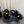 CC Double C Furry Slippers Black Fur 554698