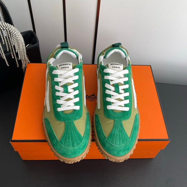 HM Jet Sneaker Green Suede 739992