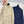 CD 25 Mid-length Trench Coat Blue and Beige Cotton Polyester 593395