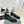 PRA NAPPA MARY JANE PUMPS GLOSSY BLACK LAMBSKIN