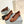 Pra Ballerina Pumps 40 Rust Suede Fabric