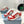 PRA DOWNTOWN PERFORATED SNEAKERS WHITE AND RED CALFSKIN